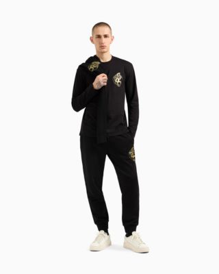 Men's Cotton Graphic Long-Sleeve T-Shirt