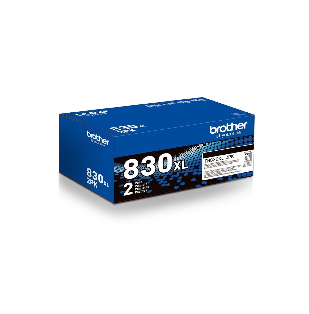Brother TN830XL2PK 3,000 Page-Yield High-Yield Toner - Black (2/Pack