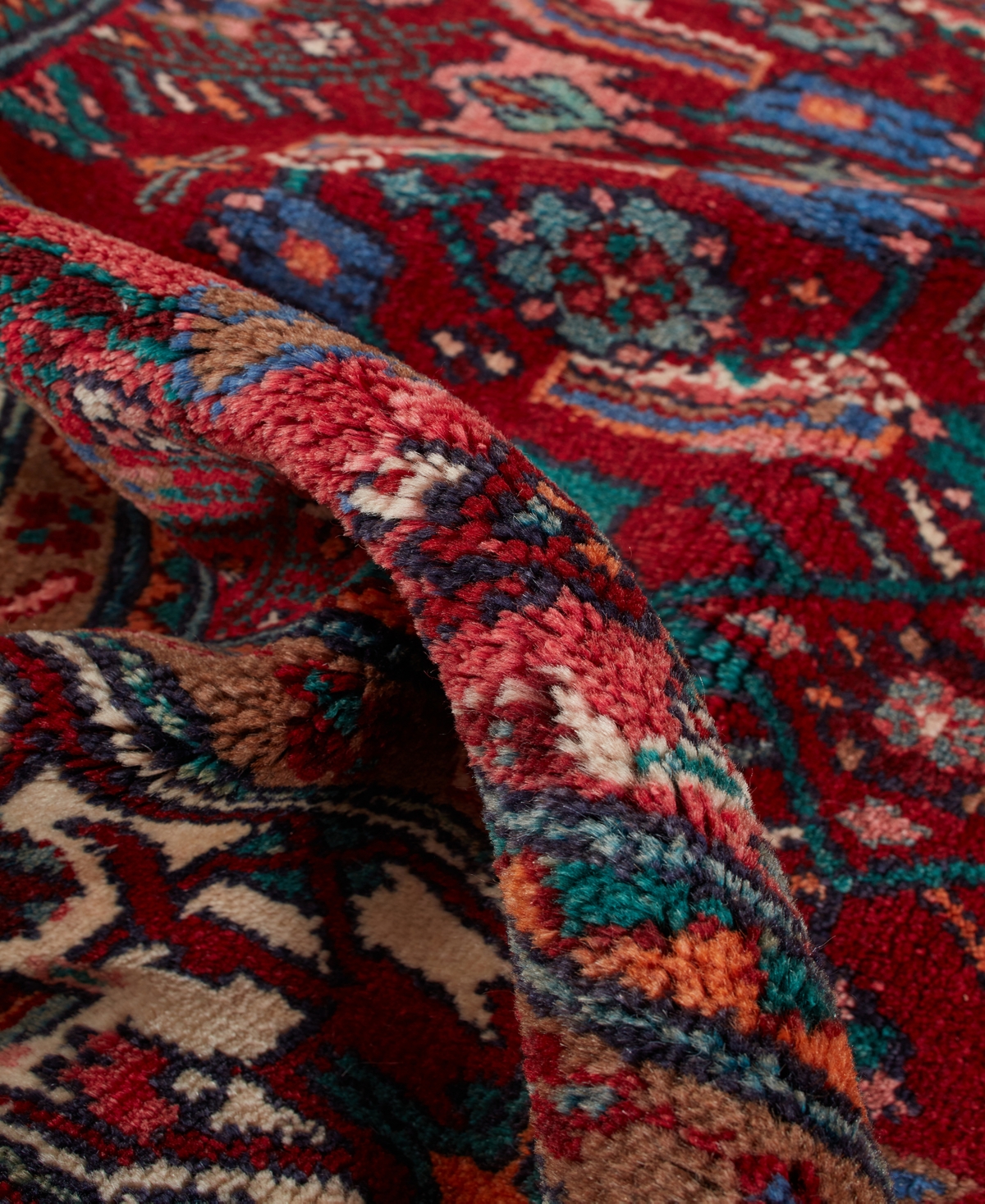 Adorn Hand Woven Rugs Persian Hamadan 4' 5" x 8' 6" Area Rug