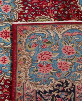 Persian Lavar Kerman 7' 10" x 11' 2" Area Rug