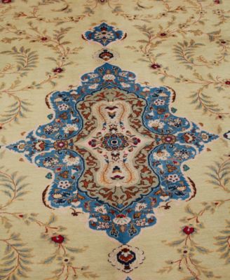 Persian Kashan 9' 3" x 10' 10" Area Rug
