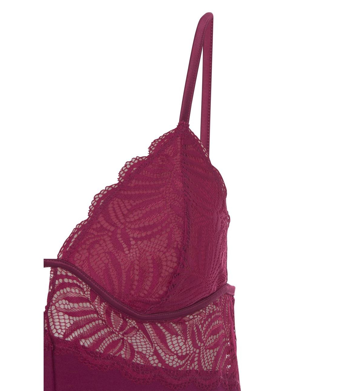 Lascana Women's Back Cutout Lace Negligee