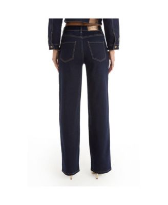 Women's Kaia Studded High Rise Jean - Indigo