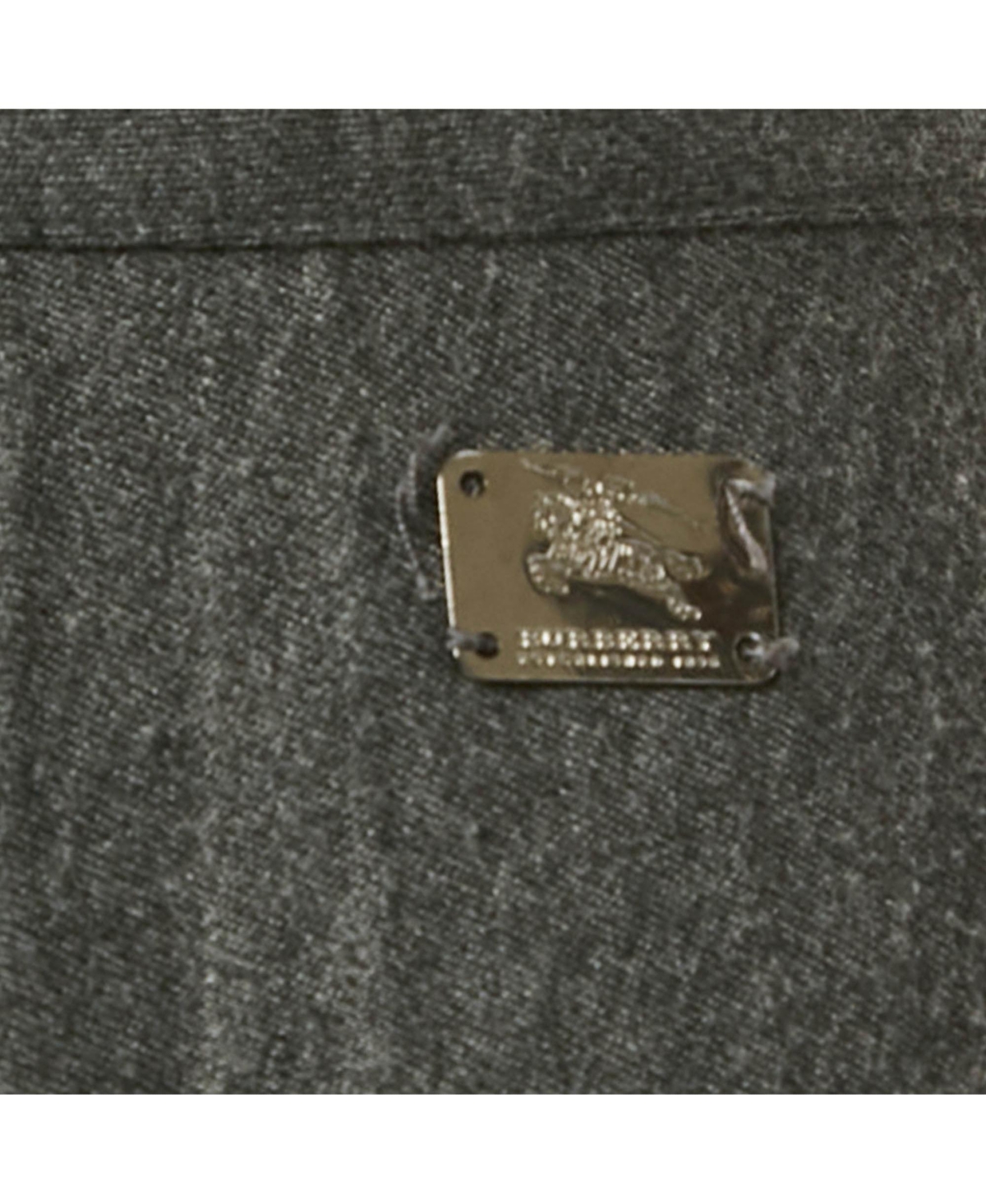 Pre-Owned Burberry Women's Black Jersey Flared Mini Skirt