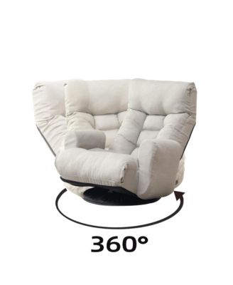 DJ-24434951 Adjustable Lounge Sofa Chair – Large Size, Soft Fabric, Reclining Feature, Living Room Furniture