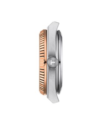 Unisex Gray Stainless Steel Bracelet Watch, 35mm