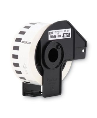 DK2211 1.1 in. x 50 ft. Continuous Film Label Tape - White (1-Roll
