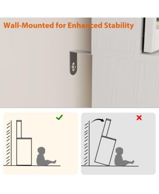 Vanity Desk with Sliding Mirror and Lights, Modern Makeup Vanity Table with 4 Drawers and 7 Storage Shelves