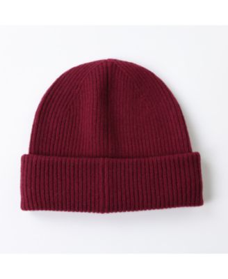 Men's Unisex Ribbed Lambswool Beanie