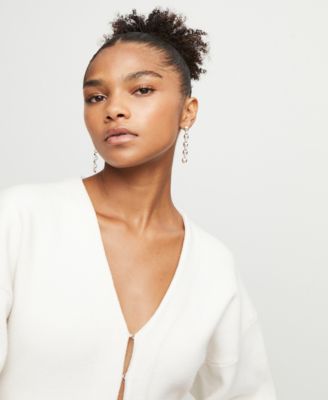 Silver Plated Dazzling Drop Earrings