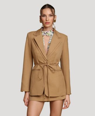 Women's Cutaway Spread Collar Blazer