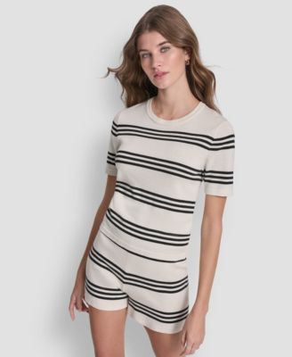 Women's Striped Crewneck Sweater
