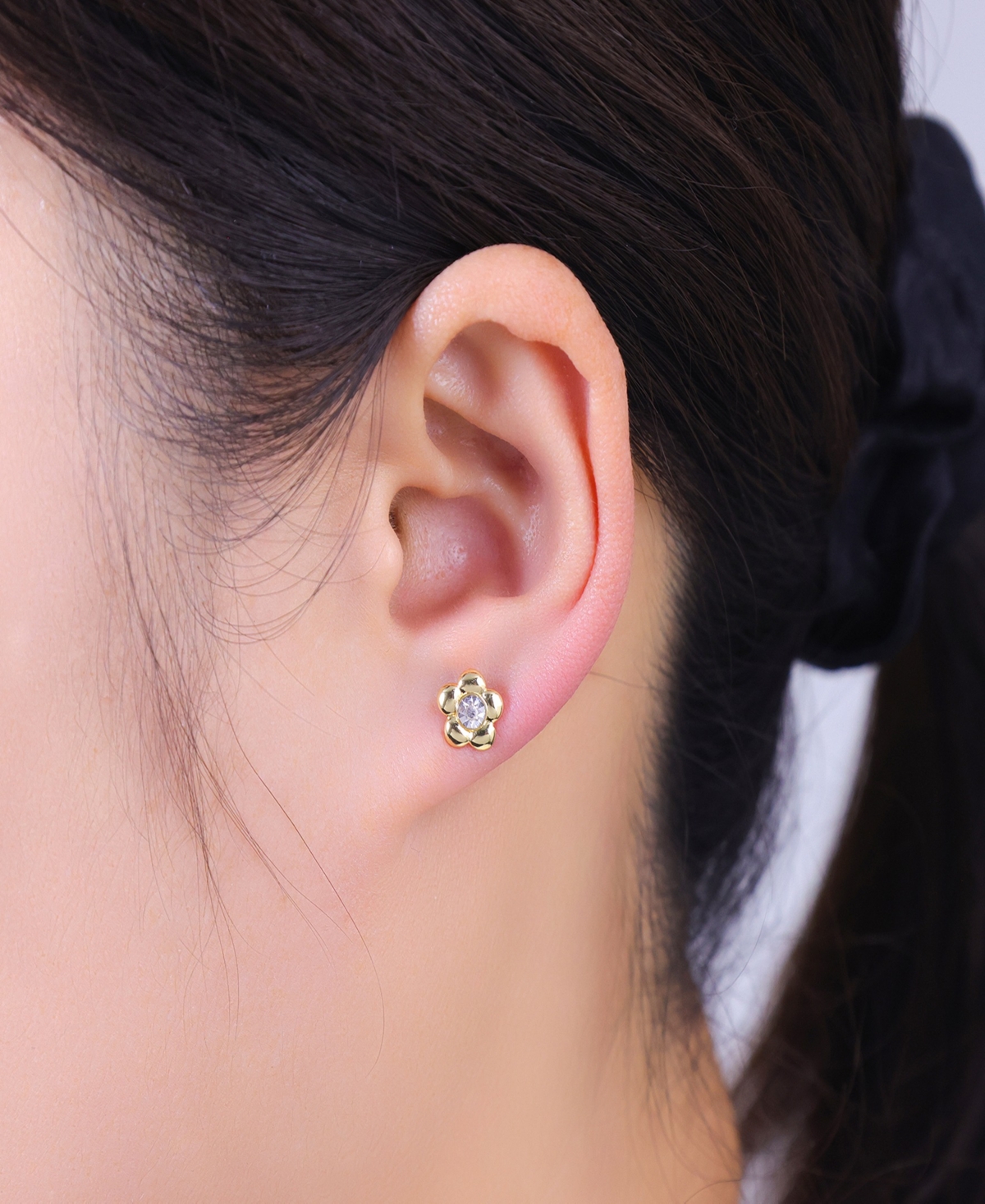 Disney Crystal Winnie the Pooh Trio Earring Set