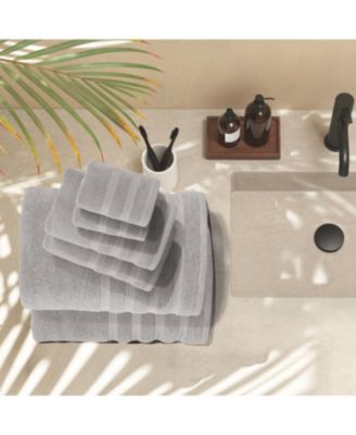 Luxury Soft & Absorbent 100% Ring Spun Cotton Towel Set for Bathroom, Shower, Spa - 6 Piece Set