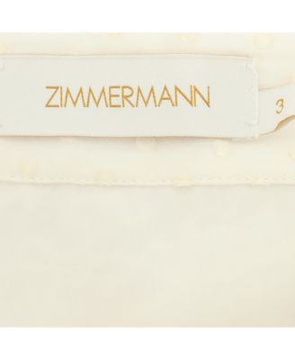 Women's Cream Espionage Sunburst Pleated Lace Skirt