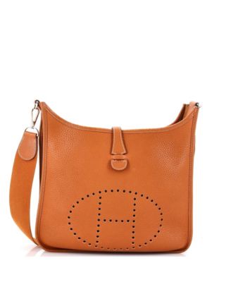 Pre-Owned HERMES PM Evelyne Bag Gen III Clemence