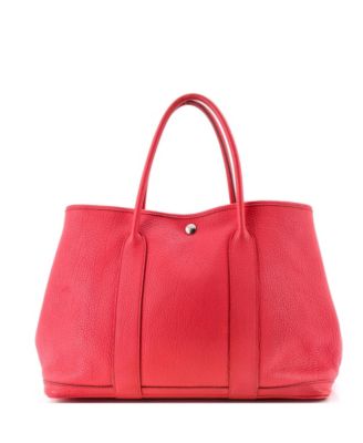 36 Garden Party Tote Leather