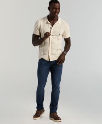 Men's Open Stitch Jacquard Shirt