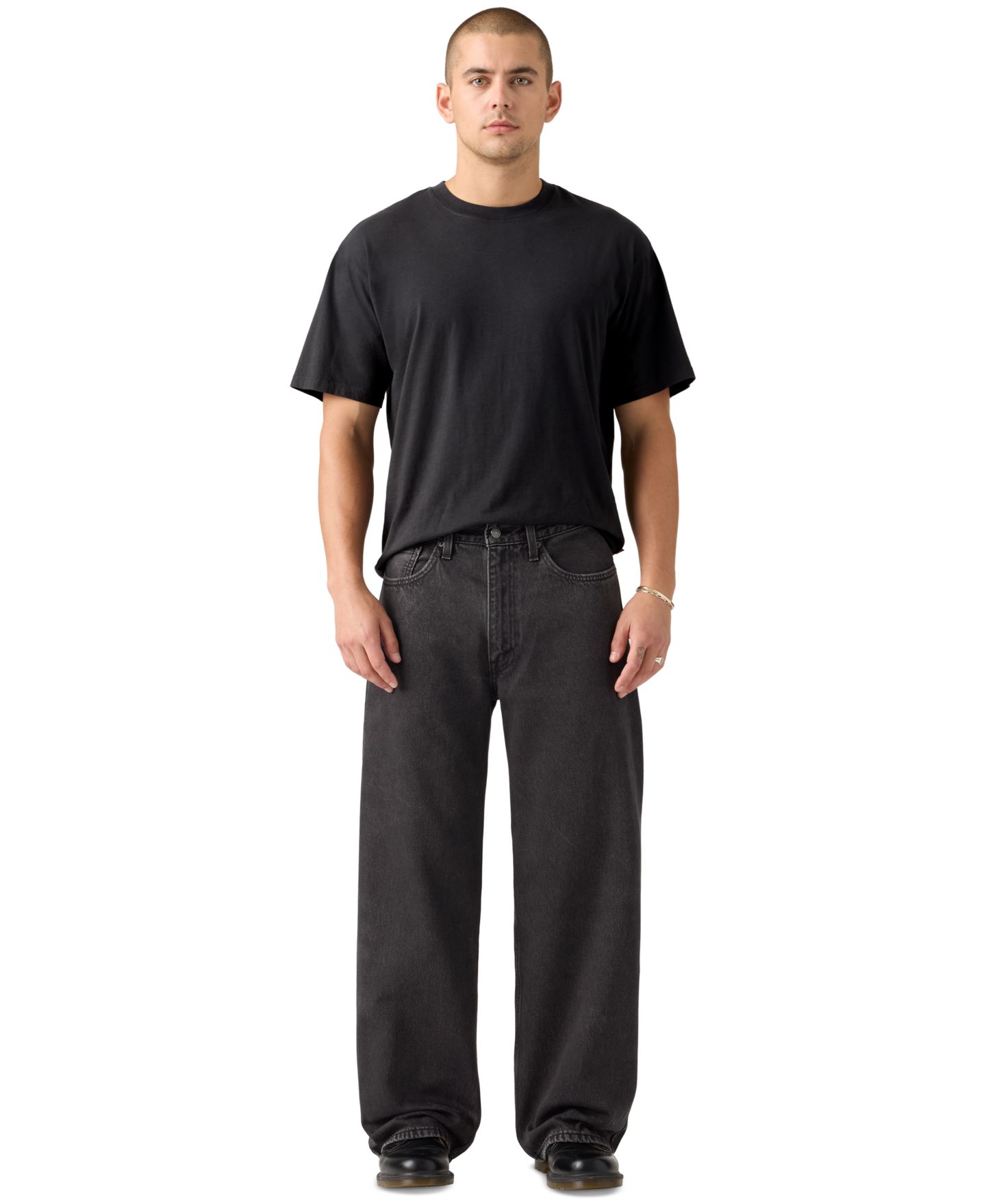Мужские джинсы Levi's Extra Baggy, цвет: Чёрный — фото 1