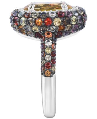 Multi Gemstone Ring (6-1/5 ct. t.w.) in Sterling Silver