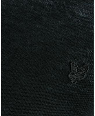 Men's Tonal Eagle Merino Crew Neck Sweater