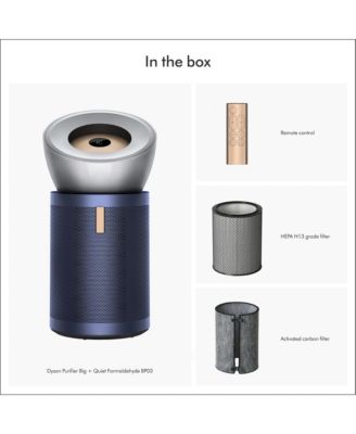 Purifier Big + Quiet Formaldehyde BP03 | Bright Nickel/Prussian Blue