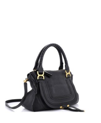 Medium Marcie Satchel Leather
