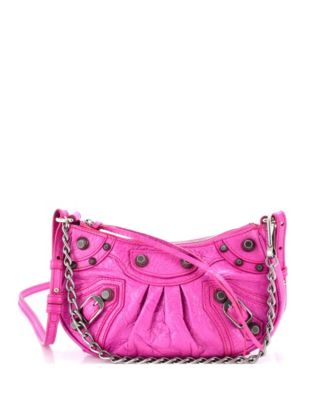 Mini Le Cagole Giant Studs Shoulder Bag Leather