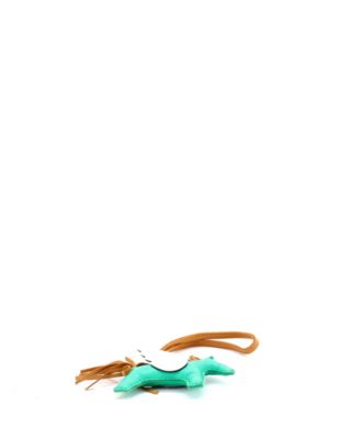 Pre-Owned HERMES PM Pegase Rodeo Bag Charm Leather