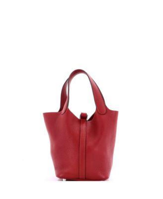 Pre-Owned HERMES PM Picotin Lock Bag Clemence