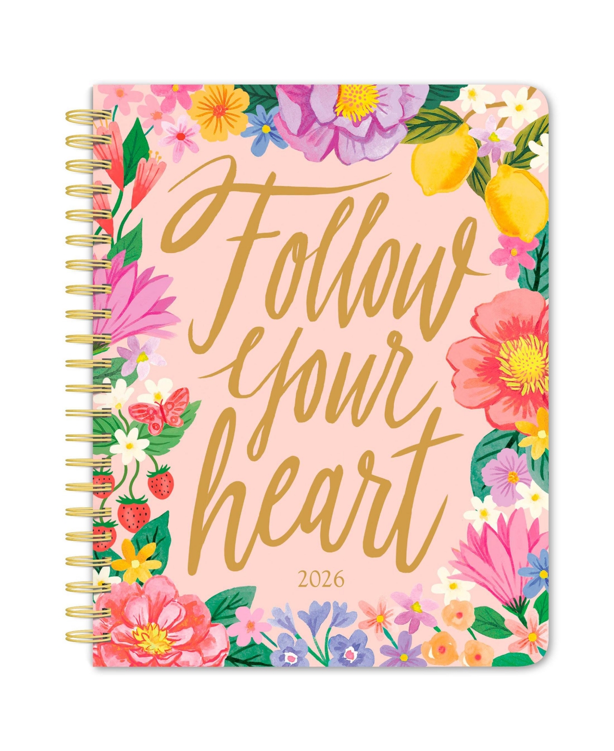 Bonnie Marcus Official | 2026 6 x 7.75 Inch Weekly Desk Planner | Foil Stamped Cover