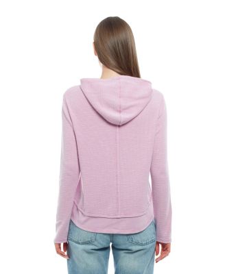 Women's Long Sleeve Double Peplum Hoodie