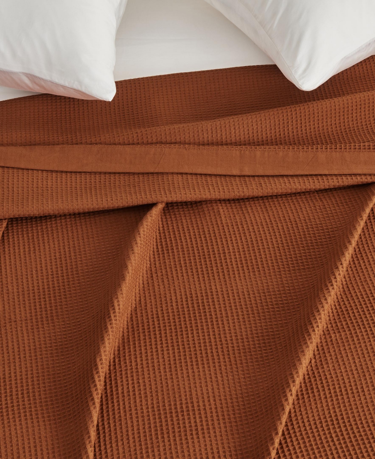 Linery & Co. Lightweight Waffle Weave Summer Bedding Cotton Throw Blanket