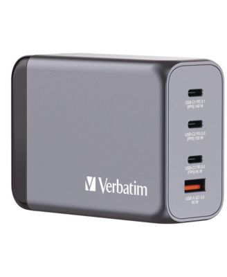 32205 240 Watts 4-Port GaN Wall Charger - Black/Gray