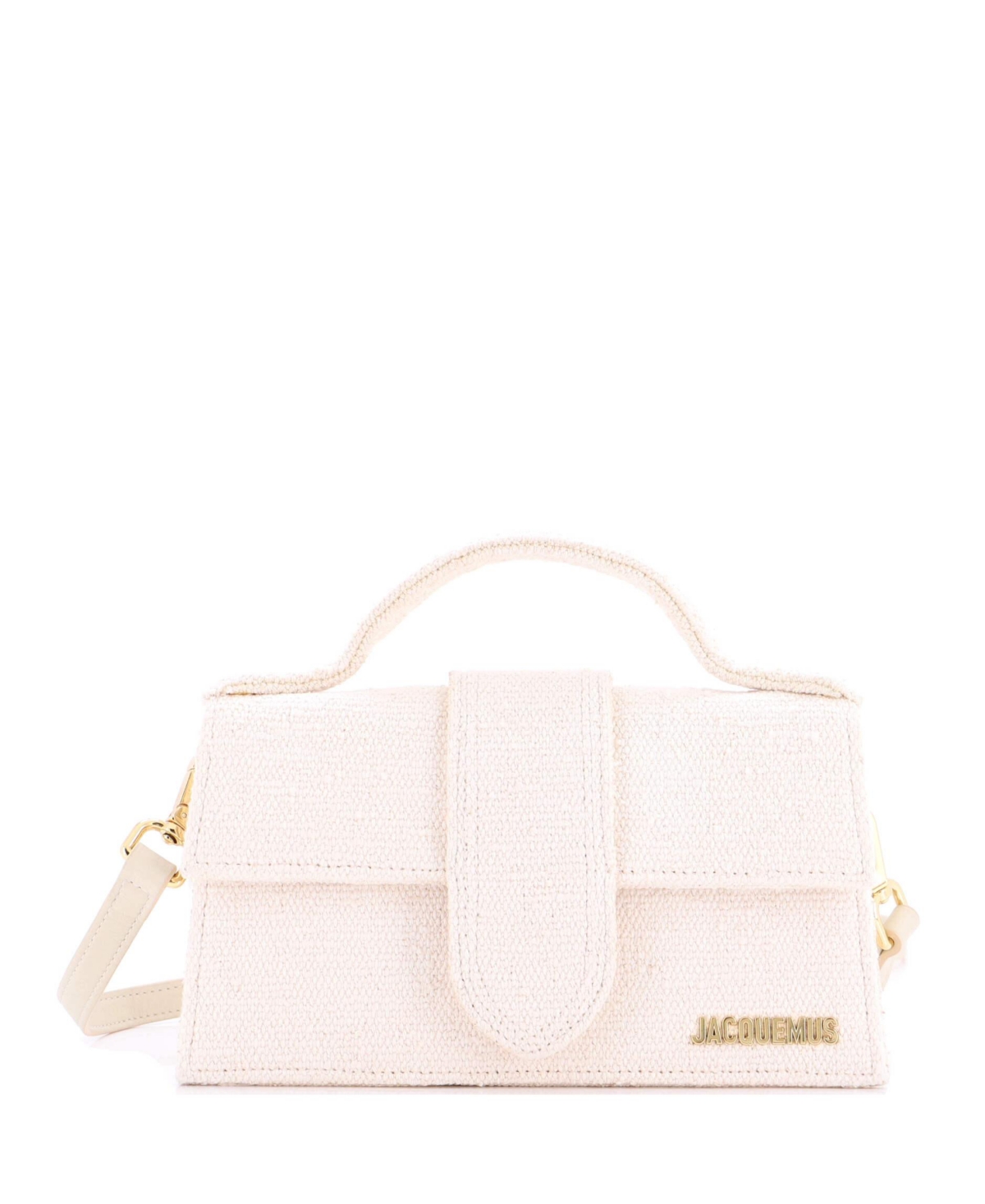 Pre-Owned Jacquemus Le Bambino Top Handle Flap Bag Canvas