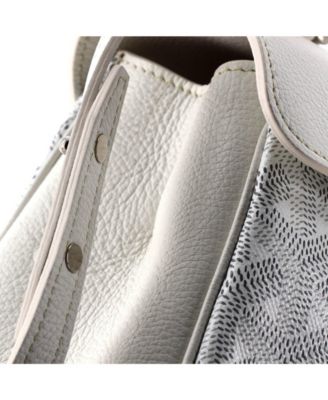 Mini Saigon Top Handle Bag Coated Canvas with Leather