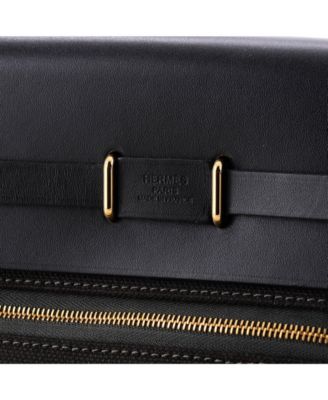 20 Herbag Zip Toile and Leather