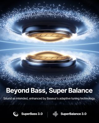 Baseus Inspire XP1 Premium Wireless Earbuds with Sound by Bose, Dolby Audio, and -50dB Real-Time Adaptive Noise Cancelling