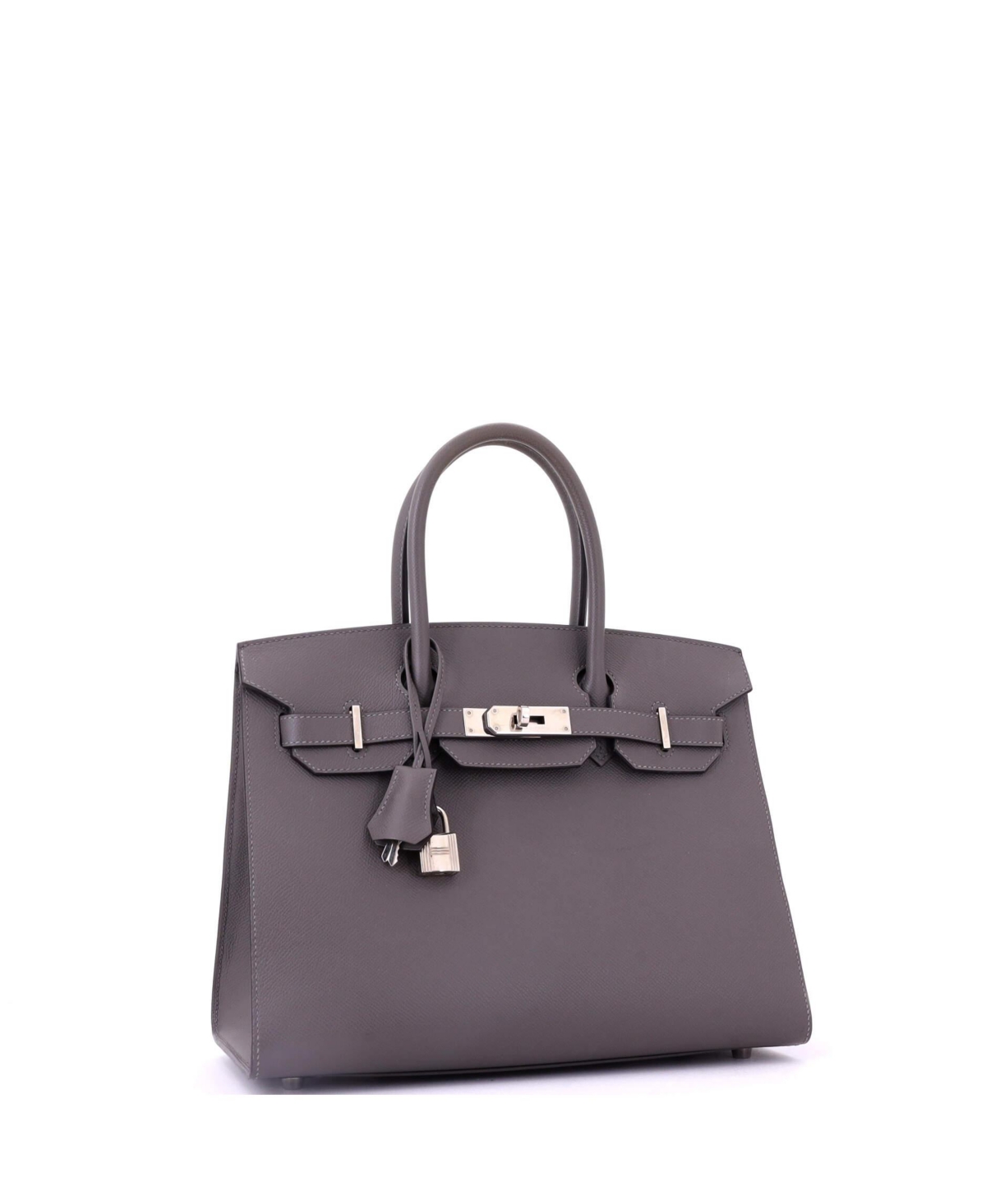 Pre-Owned Hermes Birkin 30 Handbag Epsom with Palladium Hardware