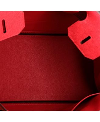 Birkin 30 Handbag Pink Epsom with Gold Hardware