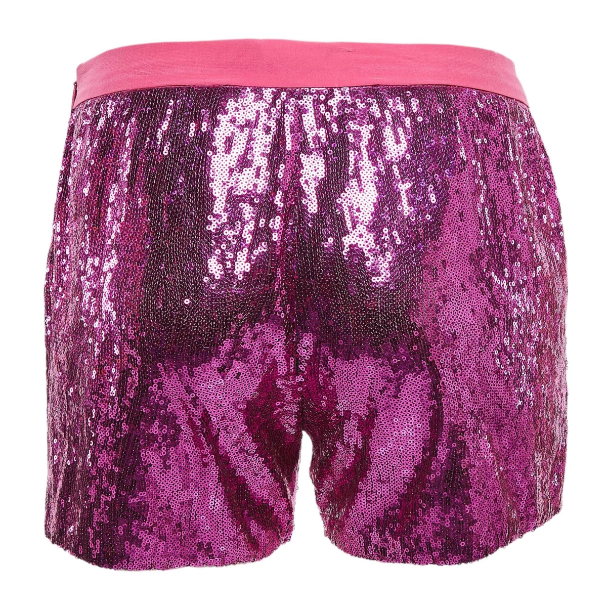 Pre-Owned Roberto Cavalli Women's Pink Sequin Shorts