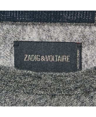 Women's Grey Cashmere Full Sleeve Crisp Sweater