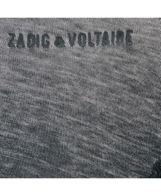 Women's Cotton Knit V-Neck Story Fishnet Top