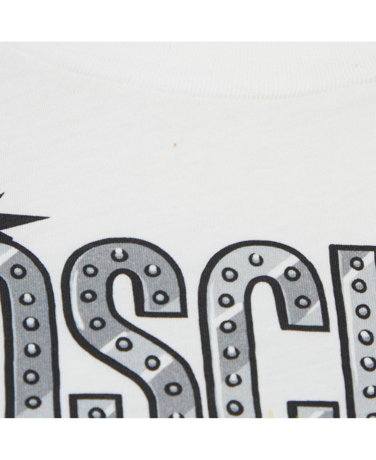 Pre-Owned Moschino Women's Couture Cotton Printed Crew Neck T-Shirt