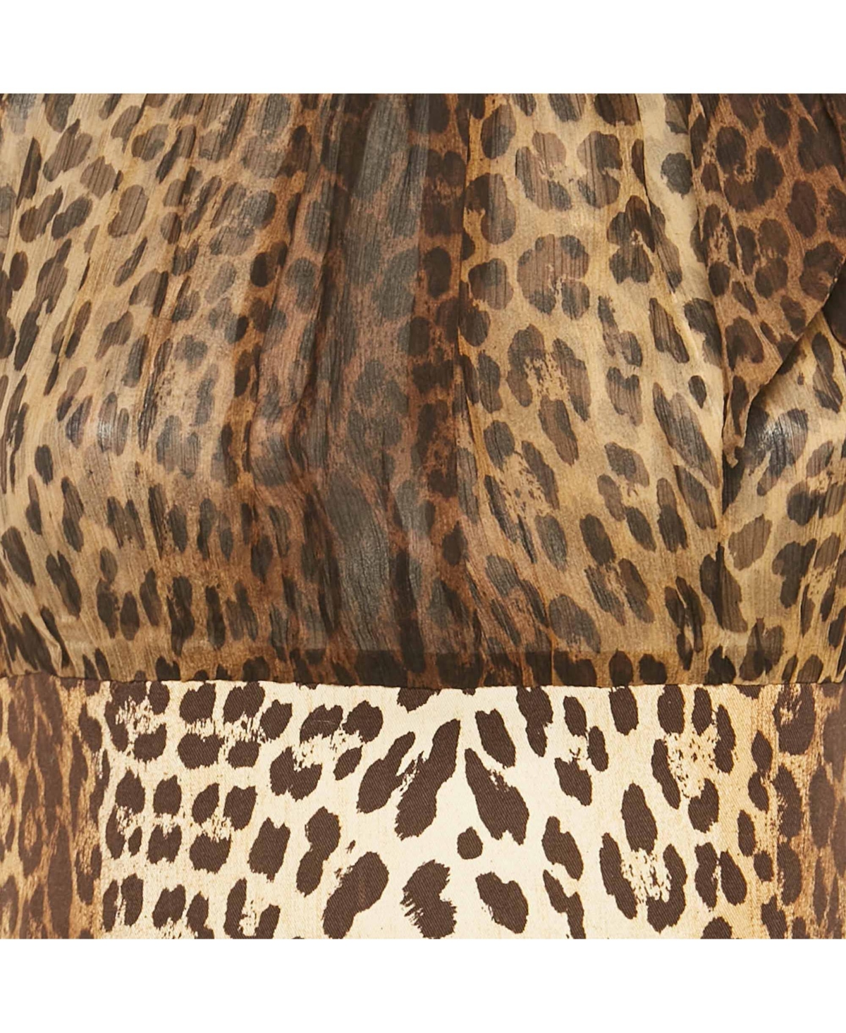 Pre-Owned Love Moschino Women's Brown Leopard Printed Cotton & Silk Halterneck Dress
