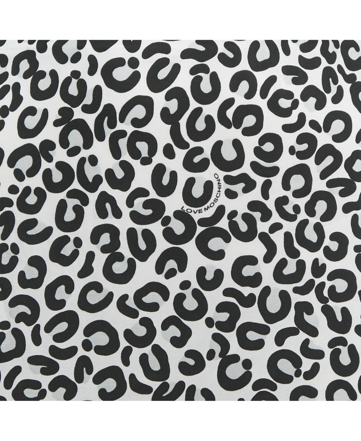 Pre-Owned Love Moschino Women's Monogram Leopard Print Crepe Maxi