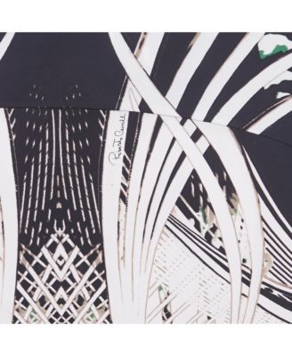 Women's Black Printed Jersey Maxi Skirt