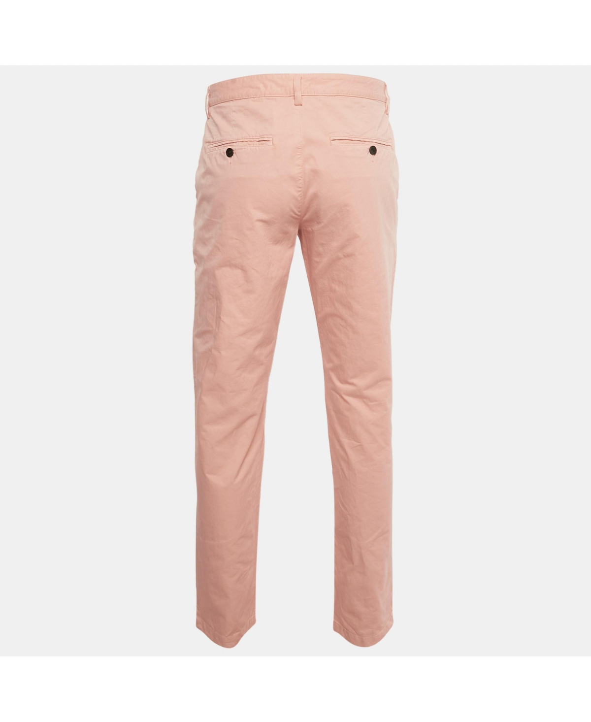 Pre-Owned Zadig & Voltaire Men's Pink Cotton Patrick Chino Trousers