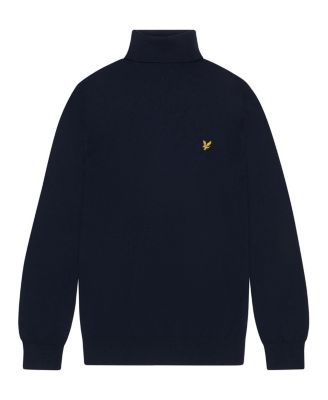 Men's Cotton Merino Turtleneck Sweater