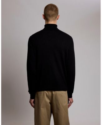 Men's Cotton Merino Turtleneck Sweater
